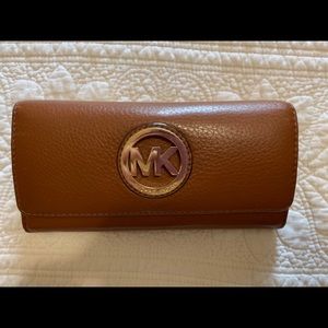 MK wallet - leather
